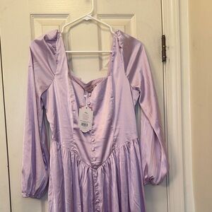Ivy City Co Lavender Midi Dress